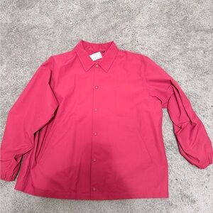 3XL Red Uniqlo Coaches Jacket